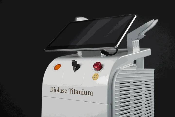 DioLase Titanium 1800 watt triple wavelength 755 808 1064 nm diode laser from Pro 1 Laser