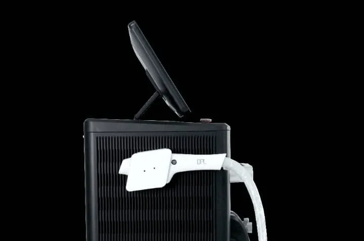 DPL Elite vertical Dynamic Pulsed Light platform with treatment handpiece