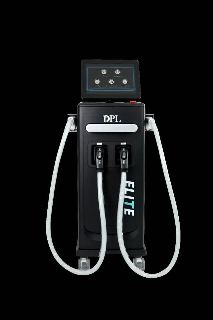 Full-length DPL Elite platform with two treatment handpieces